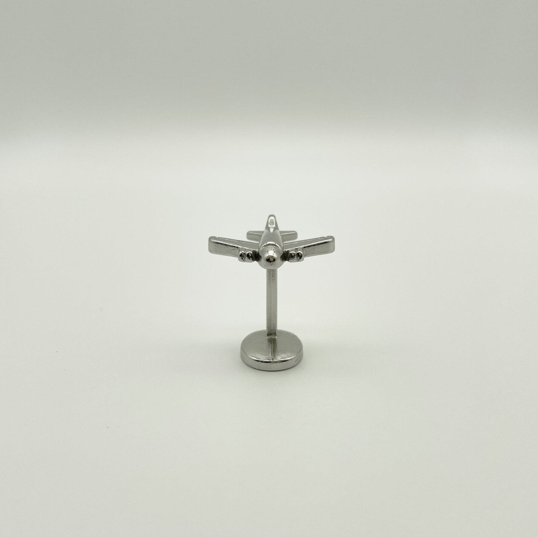 Custom metal airplane board game token, OEM zinc alloy marker
