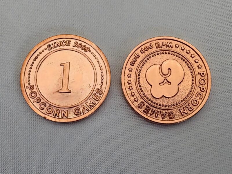 Custom Popcorn Games Tokens