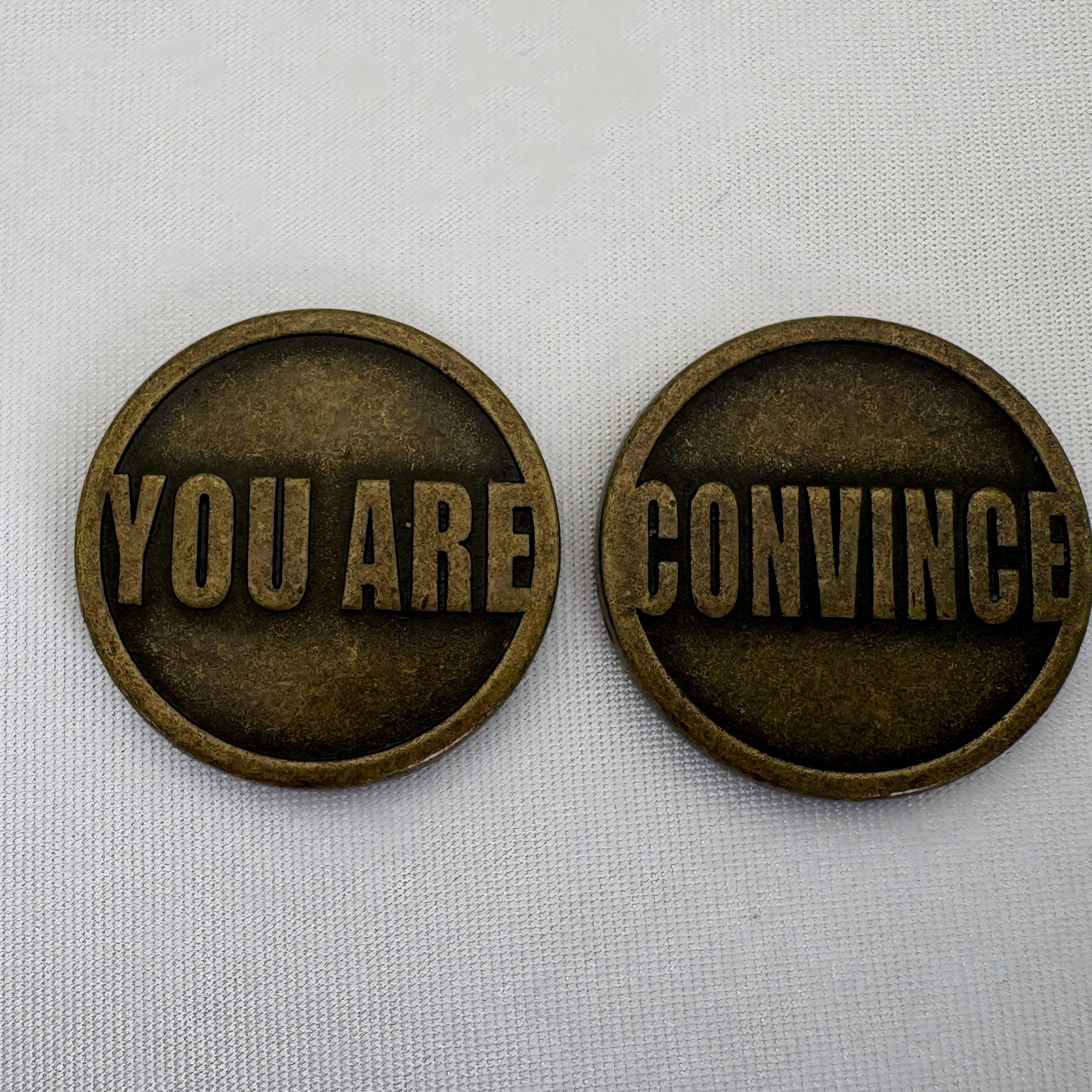 Custom Letter Challenge Coins — OEM / ODM