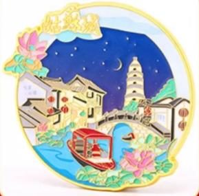 Custom Canal-town Fridge Magnet — OEM / ODM