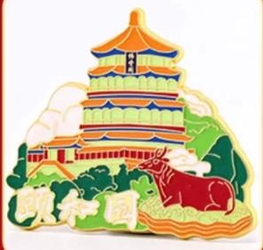 Custom Summer Palace Fridge Magnet — OEM / ODM